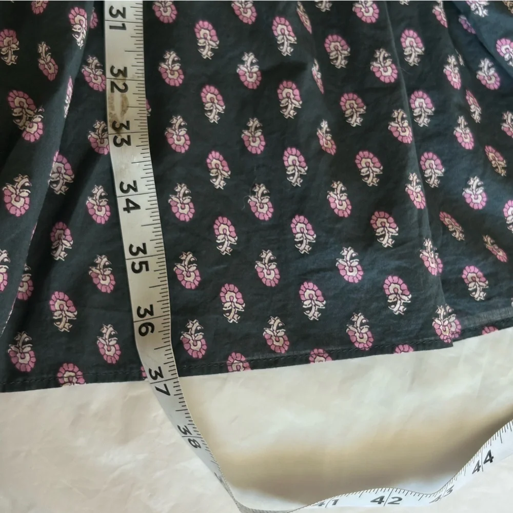 J CREW Cotton Voile Tiered Beach Dress In Best Buds Size XS - Picture 9 of 12